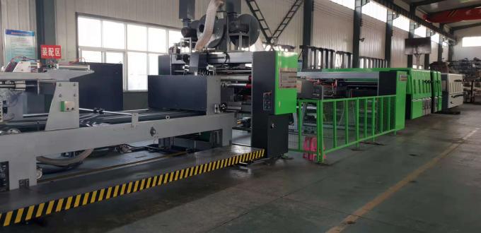 Fully Automatic 4 Color Printer Slotter Diecutter Folder Gluer Inline / Casemaker