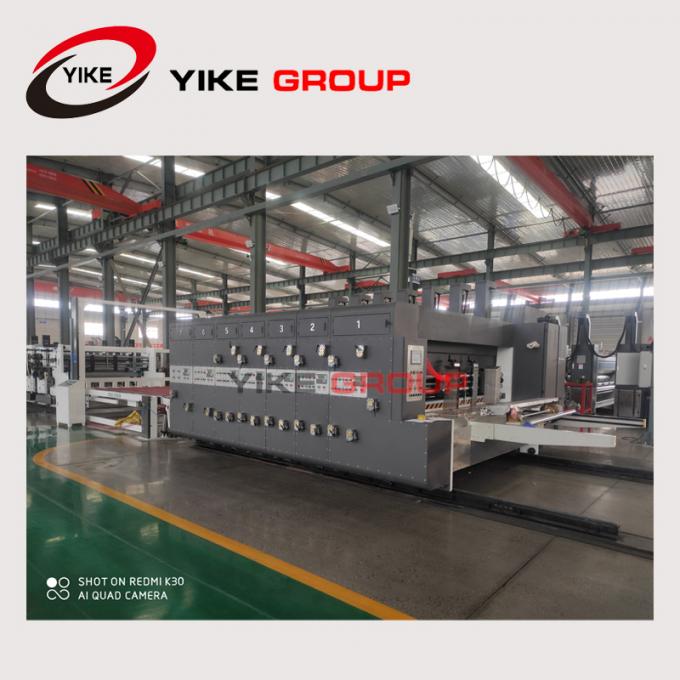 YIKE GROUP Automatic Flexo Printer Slotter Diecutter Machine 80pcs/min With Auto Stacker Pass ISO,CE