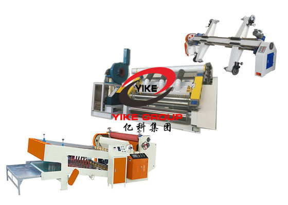2 Layer Single Facer Line / 2 ply Corrugated Cardboard Production Line