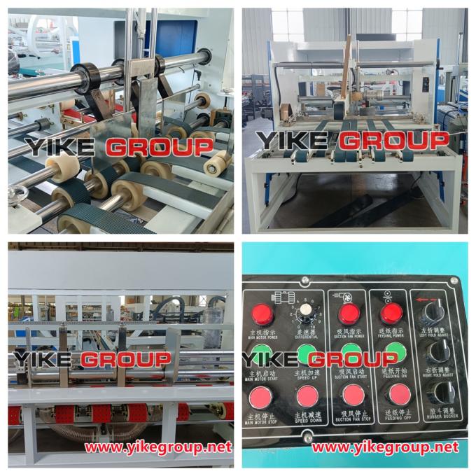 Computer Type Automatic Folder Gluer Machine For Corrugated Carton Box