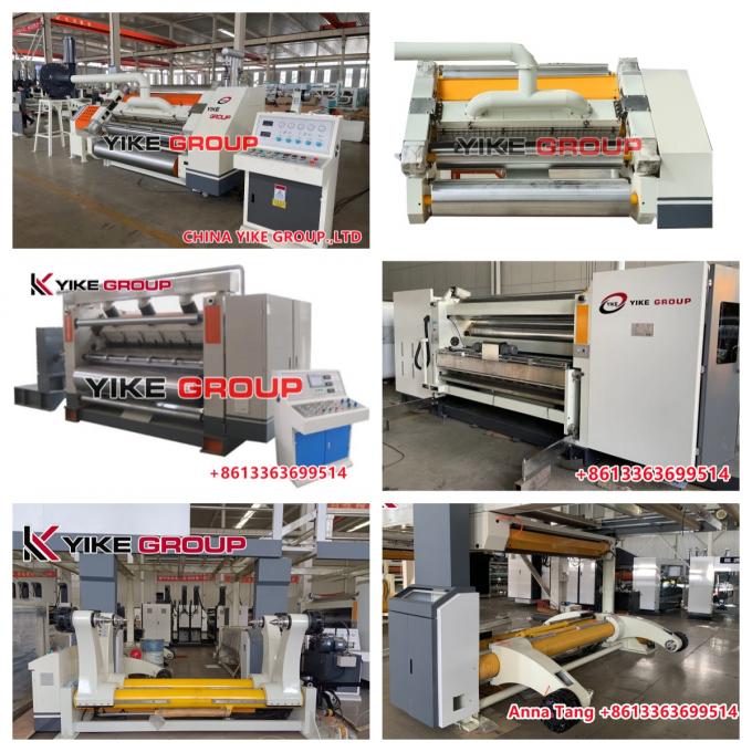 YK-1424 Chain Feeder 2 Color Flexo Printing Machine Corrugated Box ...