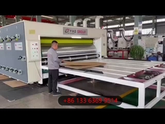 Chain Feeder 2 Color Printer Slotter Die Cutter machine Carton Box Making Machine