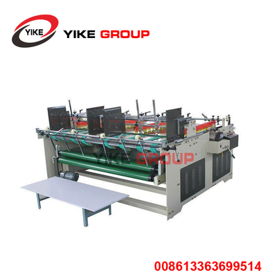 Cheap Price YK-2500 press Carton Box Semi Auto Folding Gluing Machine