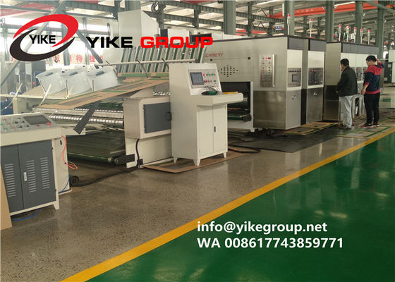 YIKE GROUP Automatic Water Ink Printing With Ceramic Roller And Doctor Blade Slotting Diecutting Machine