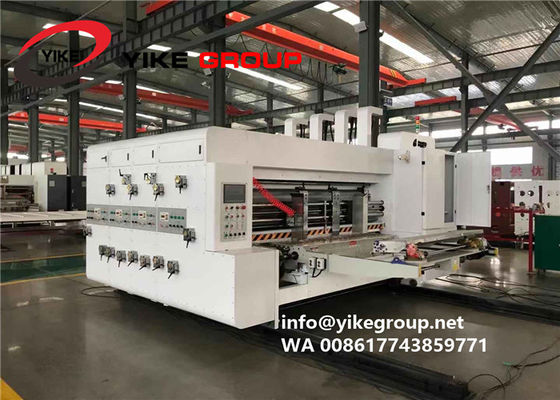 China YIKE GROUP 100pcs Speed Automatic Lead Edge Flexo Printer Slotter Machine, Carton Box Machine Factory
