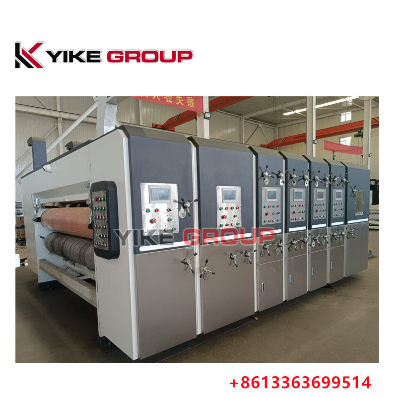 Corrugated Packaging Automatic Flexo Printing Rotary Die Cutting with ...