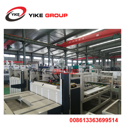 Machine speed 60m/min  YKS-2800 Semi Folder Gluer Machine for carton box making