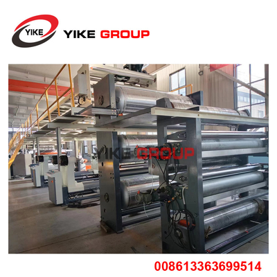 Zero Pressure Line Working Width 2500 Thin Blade Slitter Scorer Machine For Five Layer Corrugated Paperboard Production