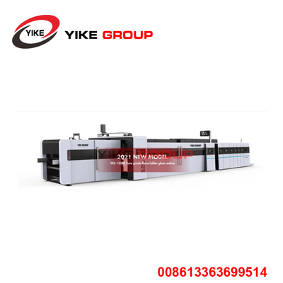 1224 Flexo Printer Folder Gluer 200pcs/Min Speed Vacuum Transfer