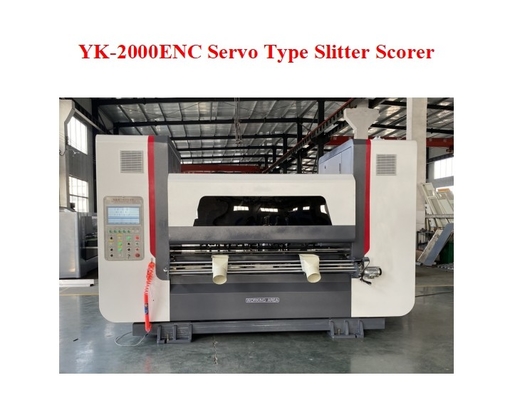 YK-2000 ENC Speed 250m/min Servo Type  Slitter Scorer For Corrugated Cardboard Production Line