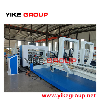 2024 New Type Fast Speed YIKE GROUP Automatic Corrugated Box Folding Gluing Machine