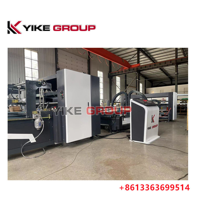 2024 New Type Fast Speed YIKE GROUP Automatic Corrugated Box Folding Gluing Machine