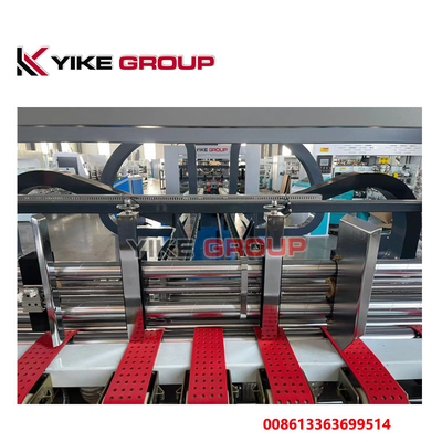 Hot Sale YIKE GROUP 1400x2800mm Corrugated Carton Box Auto Folder Gluer Machine