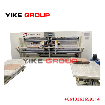 Speed 600 stitches/min  YIKE GROUP Semi-automatic corrugated box stitching machine 2pcs