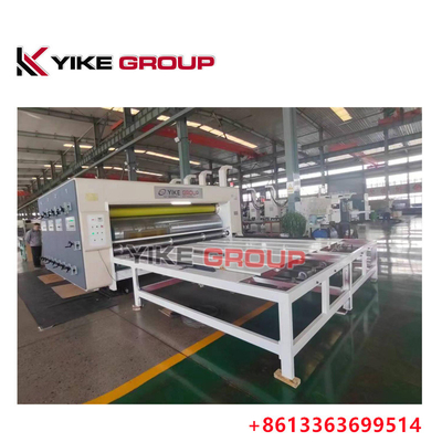 YIKE GROUP Chain Type Two Color Printing Rotary Slotting Corrugated Box Making Machine