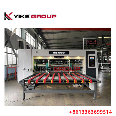 YK-1224 High Speed Printer Slotter Die Cutter Machine With Stacker For Carton Box Making