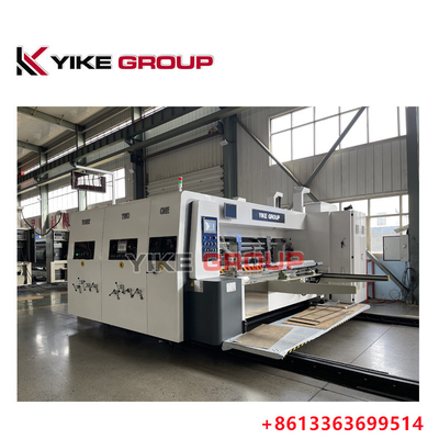 YK-1224 High Speed Printer Slotter Die Cutter Machine With Stacker For Carton Box Making
