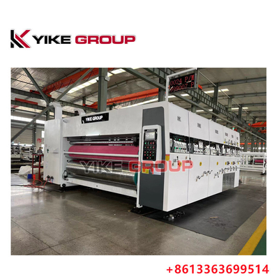 YK-1224 High Speed Printer Slotter Die Cutter Machine With Stacker For Carton Box Making