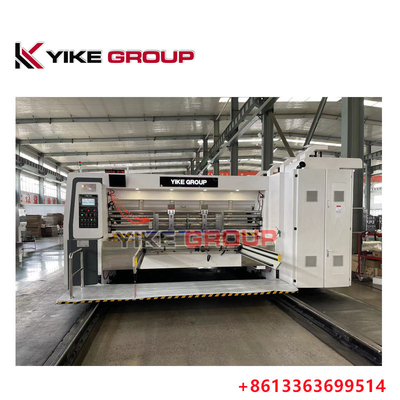 YK-1224 High Speed Printer Slotter Die Cutter Machine With Stacker For Carton Box Making