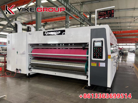 YKHS-1426 4 Color Flexo Printing Machine With Slotter And Die Cutting