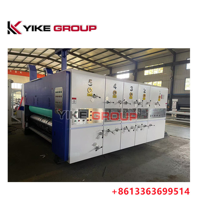 YIKE GROUP 1200X2400MM Flexo Printer Slotter Machine For Carton Box Making
