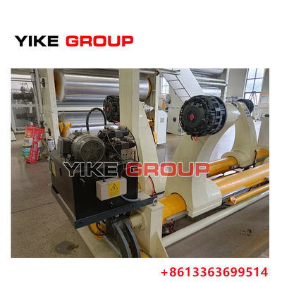 Width 2200mm Unwind  Hydraulic Shaftless Mill Roll Stand For Corrugated Cardboard Plant