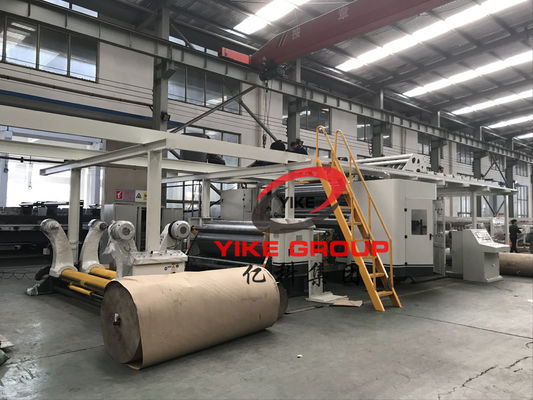 3 Ply Corrugated Cardboard Production Line 1800mm Hydraulic Mill Roll Stand