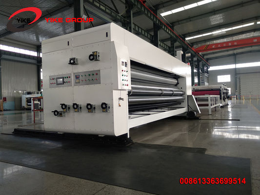 Jumbo Type Chain Feeder Flexo Printing Slotting Machine For Corrugated Carton ISO Approved