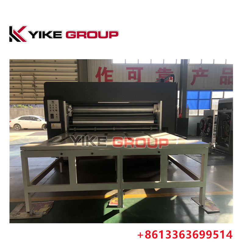 YK-1424 Chain Feeder 2 Color Flexo Printing Machine Corrugated Box ...