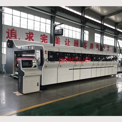 High Definition Corrugated Cardboard Automatic Vaccum Transfer Flexo Printing Slotting Rotary Diecutting Machine